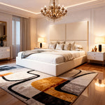 Belsogno 'Kensington Court' Bed with Tall Headboard and Optional Ottoman Storage