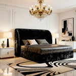 Crushed Velvet Black