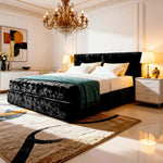 Crushed Velvet Black