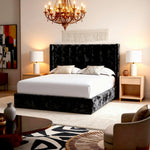Crushed Velvet Black