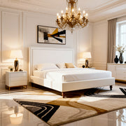 Belsogno 'Firma' Vintage Inspired Bed with Optional Ottoman Storage