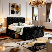 Crushed Velvet Black