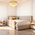 Belsogno 'Tana' Children's Bed with Optional Padded Side Rail