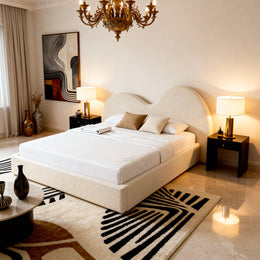 Belsogno 'Lullaby' Luxury Bed with Optional Ottoman Storage