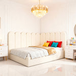 Belsogno 'Cantone' Kids Bed with Optional Padded Side Rail