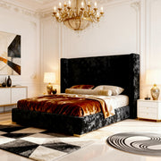 Crushed Velvet Black