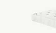 White mattress on a white background