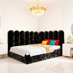Crushed Velvet Black