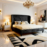 Crushed Velvet Black