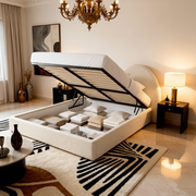 Belsogno 'Lullaby' Luxury Bed with Optional Ottoman Storage