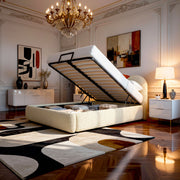 Belsogno 'Magestica' Luxury Bed Frame with Optional Ottoman Storage