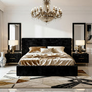 Crushed Velvet Black